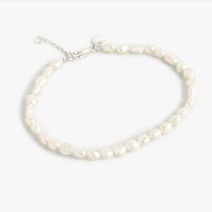 JCrew Freshwater pearl anklet
